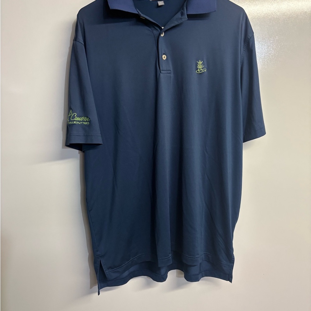 Men’s Medium Peter Millar Scotty Cameron Peace Surfer Polo Short Sleeve